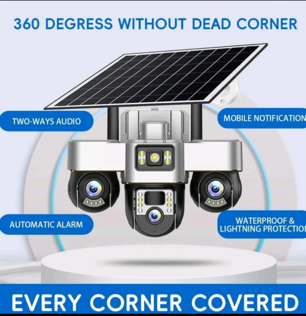 VRT-VTS30-W-F (Support WIFI) 3 inch 4G Solar PTZ 3 Camera-6.0MP