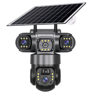 VRT-VTS28-W-F (Support WIFI) 2.8 inch WIFI Solar PTZ 3 Lens Camera-6.0MP