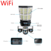 VRT-LD003-G-F 3 inch 4G Solar PTZ 3 PTZ Camera+Streetlight-6.0MP (6PCS Dual Core LED)