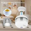 V380 Pro Max D8 Camera 2-in-1 Lamp-Style Security Camera E27 Bulb 4Mp WIFI V380 Pro-D8 Full Color Night Vision Two-Way Audio