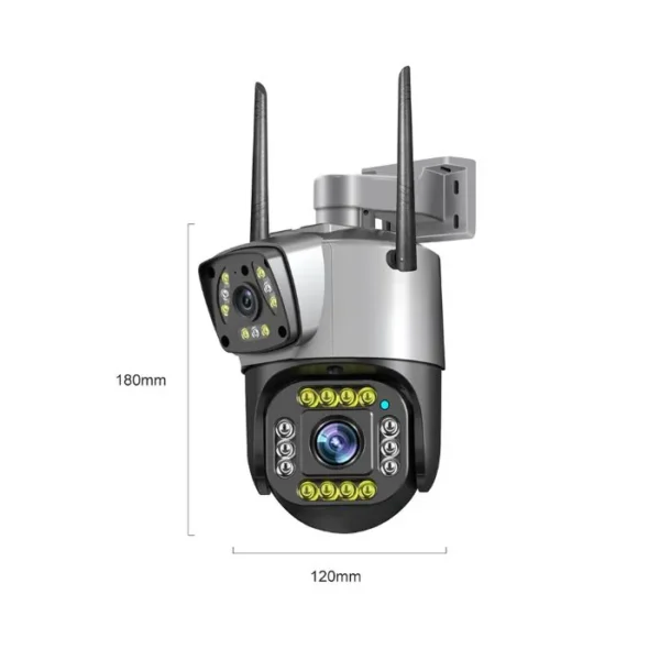 SC02 (2) VRT-SC02-W-F 6MP(3MP+3MP) PTZ + Bullet Camera WiFi 3.5 inch