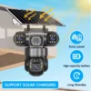 VRT-VTS28-G-F (Support 4g Sim Card(LTE-FDD:B1/3/5/8 LTE-DD:B34/B38/39/40/41)) 2.8 inch 4G Solar PTZ 3 Lens Camera-6.0MP
